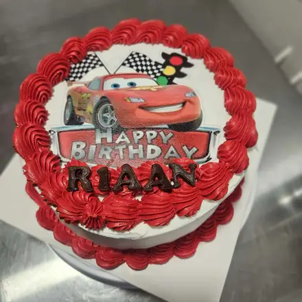 Cars movie birthday cake